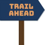 Trail Ahead Sign