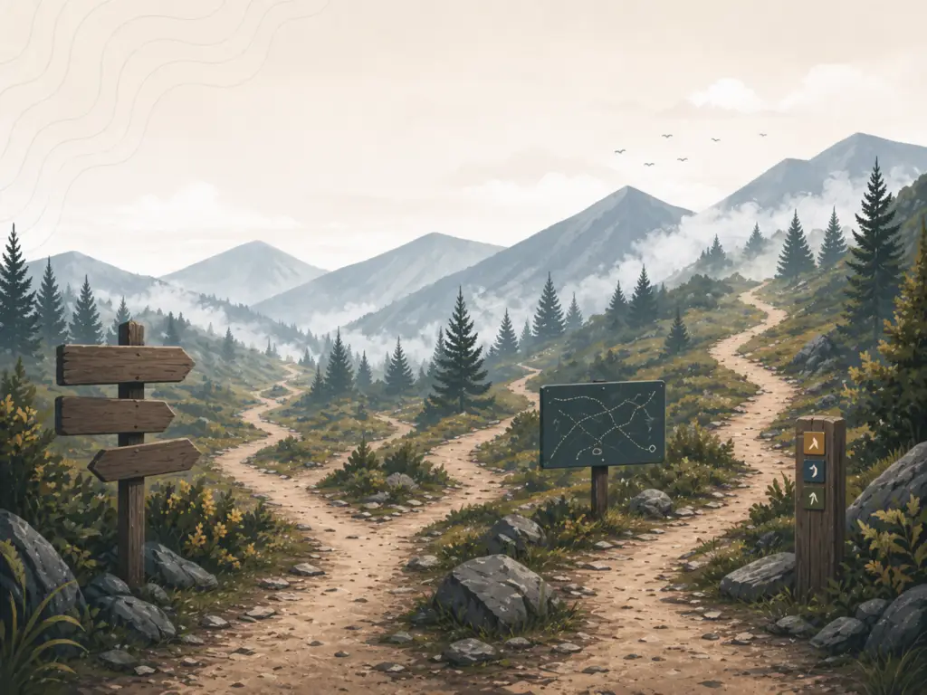 Unclear Trail Path